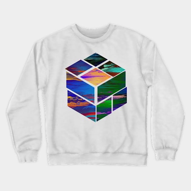 Cube of nature Crewneck Sweatshirt by FAT1H